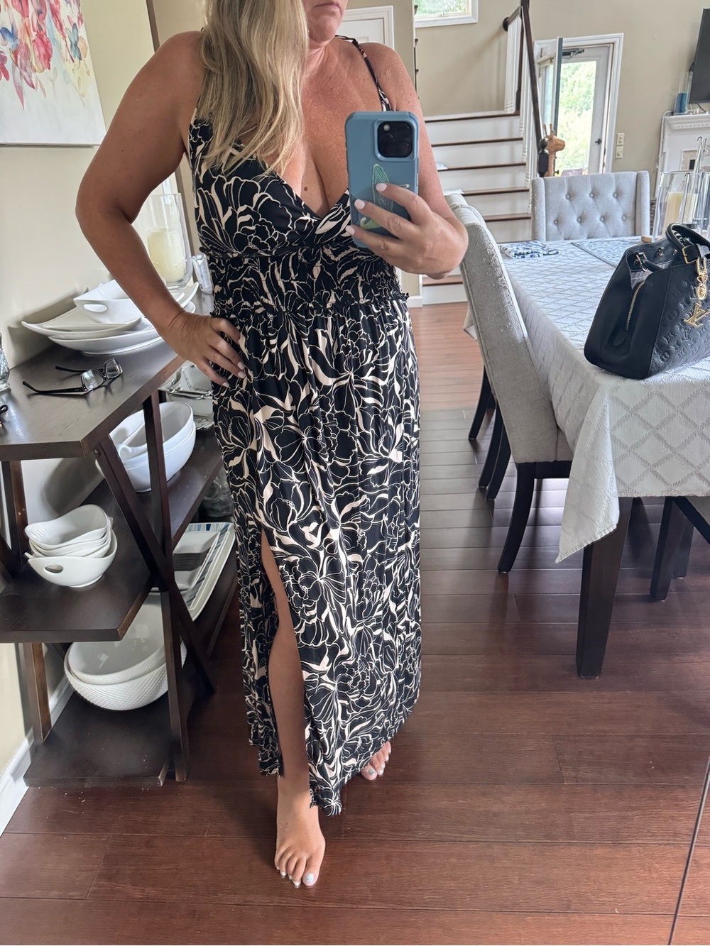 Patrons of Peace Small maxi dress smocked back